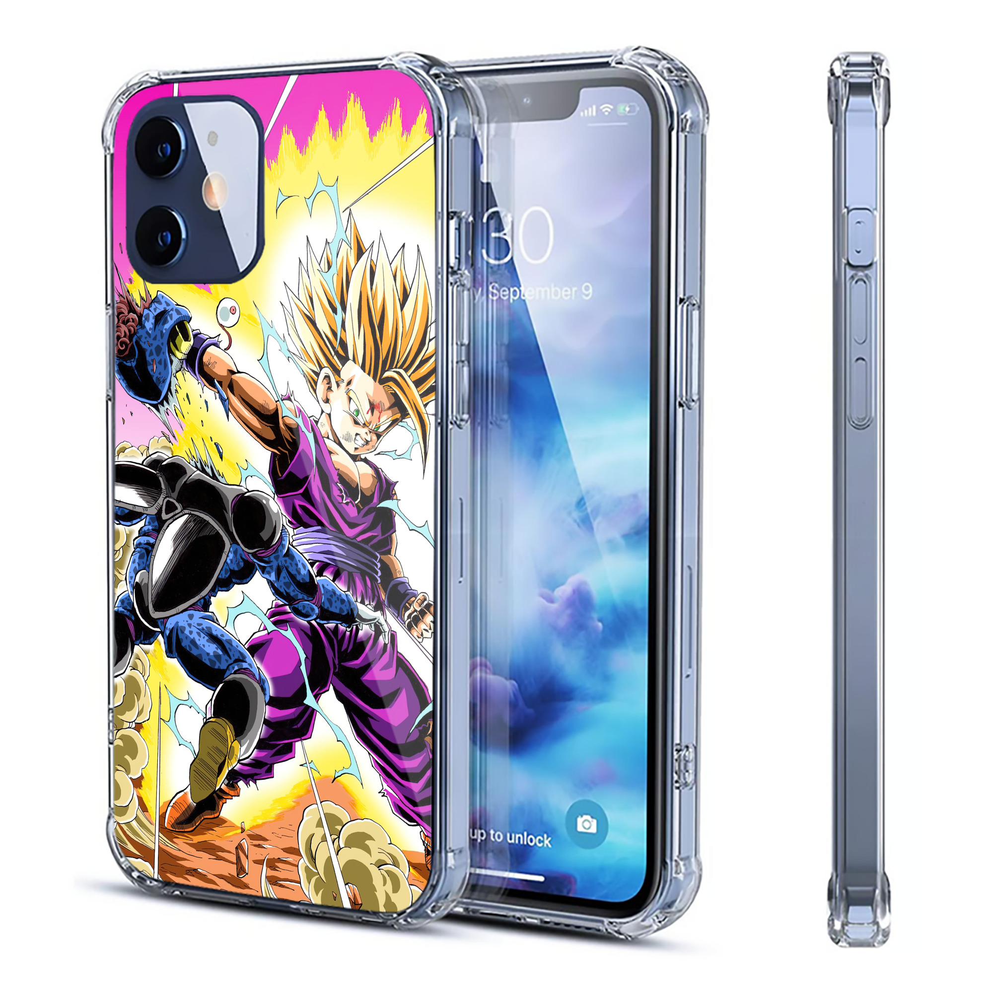 （画像用） ドラゴンボール DRAGON BALL 【iPhone 12シリーズ対応】透明スマホケース（クリアソフトケース）